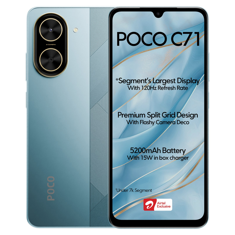 گوشی شیائومی پوکو C71 ظرفیت 128GB رم 6GB