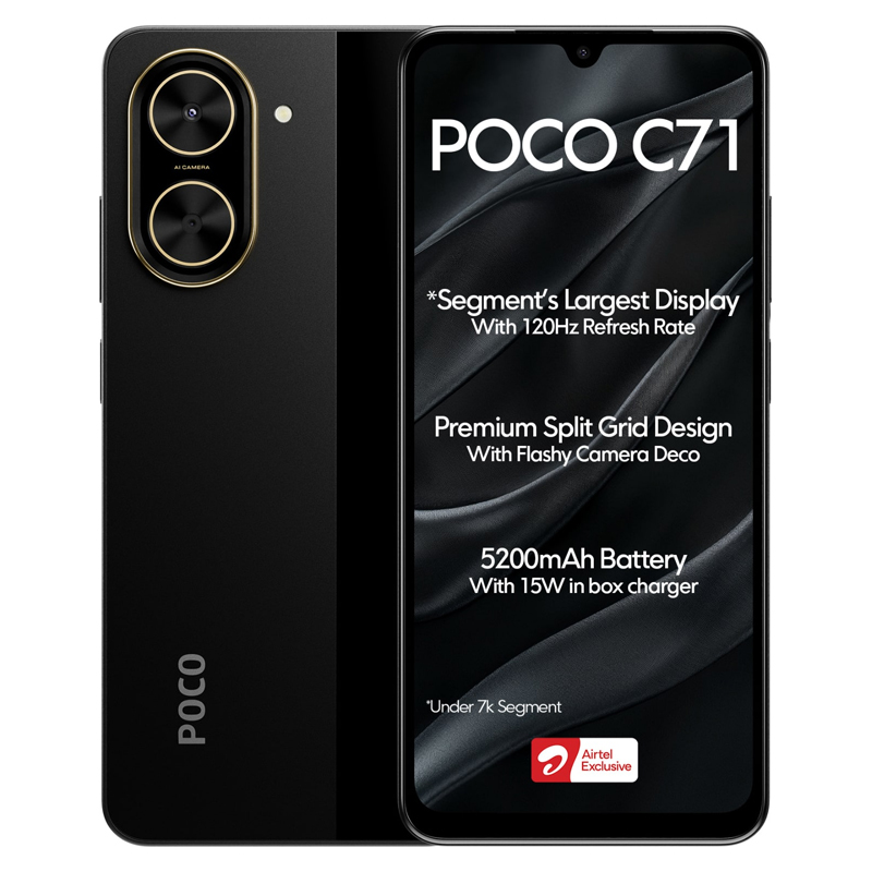 گوشی شیائومی پوکو C71 ظرفیت 64GB رم 4GB